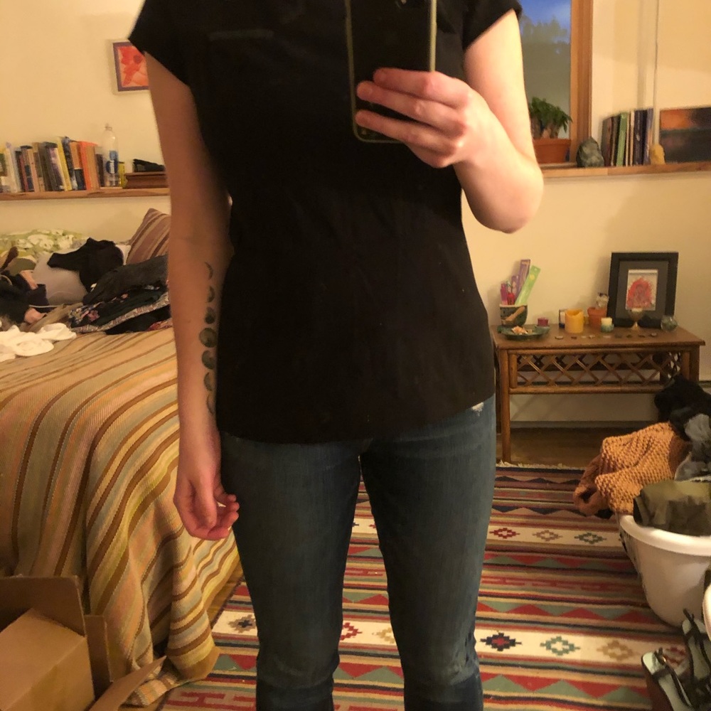 Fitted short sleeve shirt